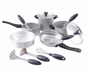 Игровой набор посуды из металла (Playgo, Play 6940veg)